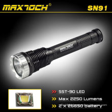 Maxtoch SN91 Rechargeable Powerful Light Torch SST-90 Flashlight